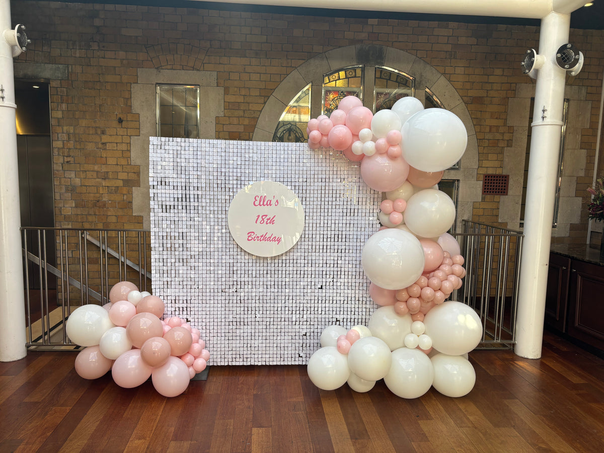 36pcs sequin wall hire (with stand hire)