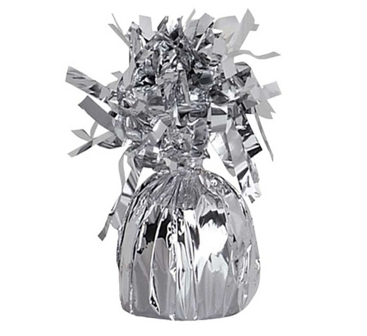 Unique SILVER FOIL BALLOON WEIGHT