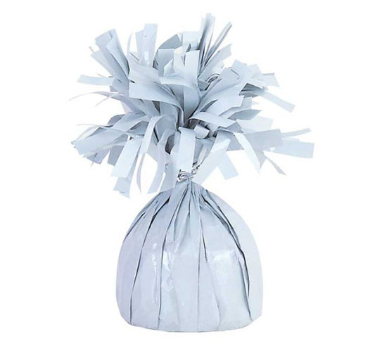 Unique WHITE FOIL BALLOON WEIGHT