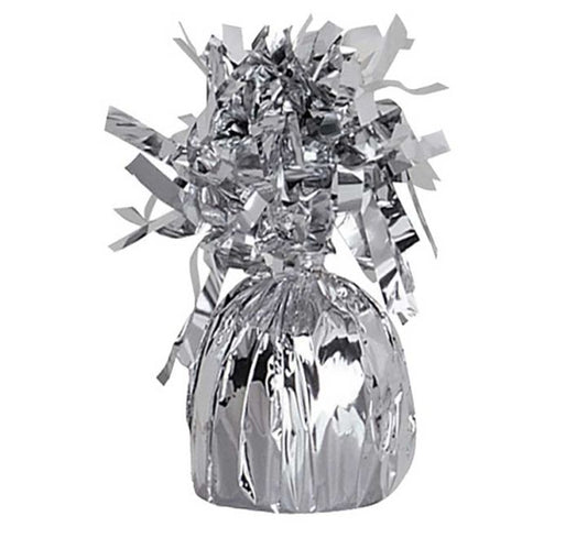 Unique SILVER FOIL BALLOON WEIGHT