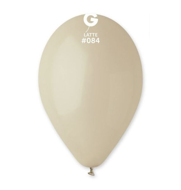13" Latte Gemar Latex Balloons (50)